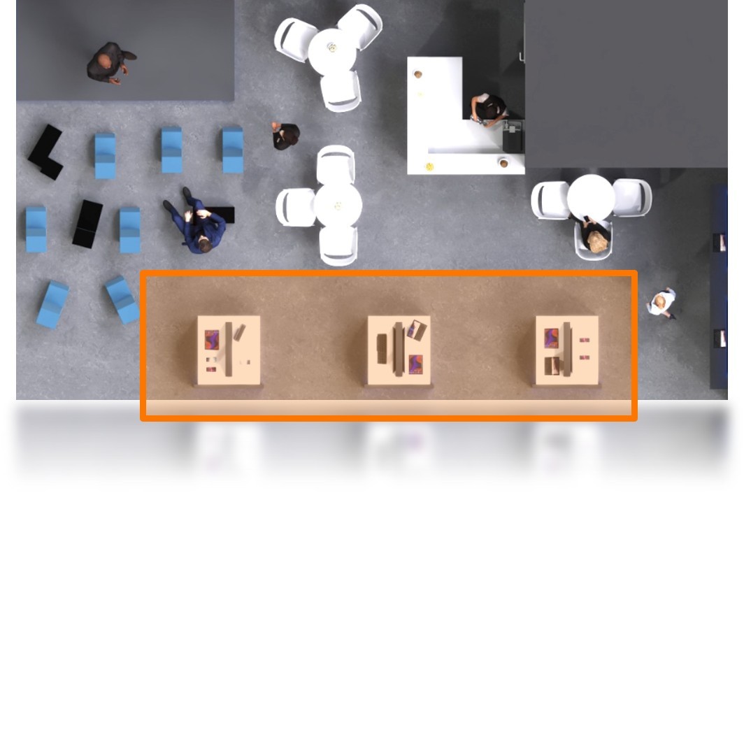 Standfläche Produkte messen